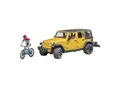 Produktbild: Bruder bruder 02543 JeepWrangler RubiconUnlimited, Mountainbike und Radfahrer
