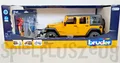 Produktbild: Bruder 02543 Jeep Wrangler Rubicon Unlimited Gelb Auto Mountainbike Radfahrer
