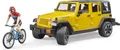Produktbild: Bruder Spielfahrzeug Offroad JeepWrangler RubiconUnlimited Mountainbike 02543