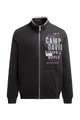 Produktbild: Camp David Herren Sweatjacke mit Pikee-Tapes und Artwork Black, M