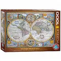 Produktbild: eurographics Puzzle - Antique World Map - 1000 Teile 300914
