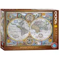 Produktbild: EuroGraphics EG60002006 Puzzle Antique World Map, mehrfarbig