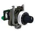Produktbild: Schneider Electric Harmony XB4 Potentiometer, Komplettgerät, Metall, 22mm, Widerstand 10K Ohm, schwarz, Artikelnummer XB4BD912R10K