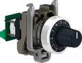 Produktbild: XB4BD912R10K - Potentiometer, Komplettgerät mit 10 kOhm-Widerstand, Metall
