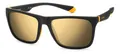 Produktbild: Brillen Sonnen- Polaroid 2141/S Pgc ( Lm) Matte Schwarz Yellow/Grau Gol