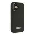 Produktbild: Audi iPhone 16 Hülle Case Cover Q3 Serie Silicone Microfiber black