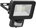 Produktbild: GB 53879 - LED-Flutlicht mit Sensor, 20 W, schwarz, IP44, M16 Kabelanschlus