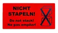 Produktbild: 50 Aufkleber Etikett Versandaufkleber Nicht stapeln