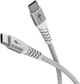 Produktbild: USB-C™ Supersoftes Textilkabel mit Metallsteckern, 2,0m, weiß