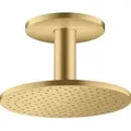 Produktbild: hansgrohe Kopfbrause 250 1jet Axor mit Deckenanschluss, brushed gold optic