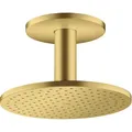 Produktbild: hansgrohe AXOR ShowerSolutions Kopfbrause 250 1jet, Deckenanschluss, 35286250, Farbe: Brushed Gold Optic
