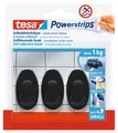 Produktbild: tesa Powerstrips® Haken Small Oval  Black/Schwarz