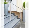 Produktbild: V2Aox Treppengeländer Treppengeländer Edelstahl Handlauf Geländer Aufmontage 80 - 200 cm, 180 cm Länge, mit 0 Pfosten