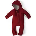 Produktbild: Ehrenkind Overall Walkoverall Baby aus Merino Schurwolle mit Reißverschluss (Rot, Gr. 62/68) Wollwalk Overall Baby 62/68 rot 62/68
