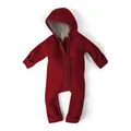 Produktbild: Ehrenkind® WALKOVERALL | Baby Wollwalk-Overalls aus Natur Schurwolle mit Reißverschluss | Walk Wolle Woll-Anzug für Kleinkind und Baby Mohnrot Gr. 62/68