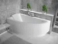 Produktbild: KOLMAN Badewanne Eckbadewanne Praktika 140x70, (Links/Rechts), Ablaufgarnitur & Füße GRATIS