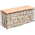 Produktbild: Gabionen-Gartenbank 100 cm x 46 cm x 30 cm