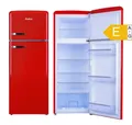 Produktbild: Amica Retro Kühl-Gefrierkombination KGC15630R rot 144cm 206L E 55cm Breite