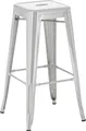 Produktbild: CLP Barhocker Joshua aus Metall mit Fußstütze,silber