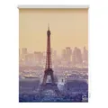 Produktbild: Lichtblick Rollo, Klemmfix, 90x150 cm, Eiffelturm, orange