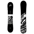 Produktbild: F2 Herren Snowboard Black Deck Freestyle 147 cm – Leichtes Freeride Snowboard für Anfänger und Fortgeschrittene, Schwarz, 2024/25