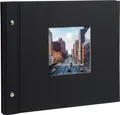 Produktbild: Goldbuch Schraubalbum Bella Vista schwarz 30x25 cm schwarzer Fotokarton