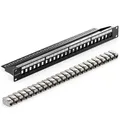 Produktbild: Patchpanel 24 Port CAT7 Patchfeld 1 HE 19