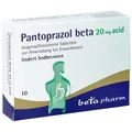 Produktbild: Pantoprazol beta 20 mg acid magensaftresistent Tabletten