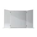 Produktbild: trendteam Schminkspiegel-Aufsatz Kosmetikspiegel klappbar Weiß Melamin 100x67 cm