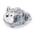 Produktbild: Noxxiez Plüsch Husky, Gemütliches Kissen Und Riesen Fußwärmer