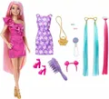 Produktbild: Barbie Fun & Fancy mit Katzenoutfit Mattel JDC85 langes Haar Strähnen Zubehör