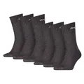 Produktbild: PUMA Sportsocken Crew Sock 6er Pack – Verstärkte Ferse, flache Naht – Unisex für Damen & Herren Anthrazit 43-46