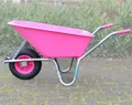 Produktbild: TRUTZHOLM Schubkarre ROSA/PINK PP100 l Tragkraft 250 kg