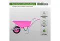 Produktbild: TRUTZHOLM Schubkarre TRUTZHOLM Schubkarre ROSA/PINK PP100 l Tragkraft 250 kg, (Einzeln, 1-tlg), auffälliger Look
