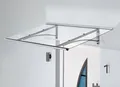 Produktbild: GUTTA Vordach Vordachsystem Haustürdach Dach Pultform Edelstahloptik 160x90x27cm