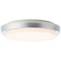Produktbild: Brilliant Devora LED Außen Wand Decken Leuchte Lampe Ø 28cm silber IP65 warmweiß