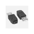 Produktbild: Delock Adapter Gender Changer mini USB-B 5-Pin Buchse - USB-A Stecker - USB Adapter (65094)