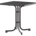 Produktbild: Sieger Klapptisch Quadratisch Eisengrau 70 cm x 70 cm