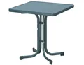 Produktbild: Klapptisch Gartentisch 70x70cm eisengrau Metall wetterfest klappbar