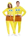 Produktbild: United Labels Spongebob Schwammkopf Kostüm für Erwachsene, L, Gelb, Jumpsuit Unisex, Overall mit Kapuze, Einteiler für Karneval Mottoparty