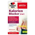 Produktbild: Doppelherz Kalorien Blocker 2 in 1 – Medizinprodukt zur Behandlung und Vorbeugung von Übergewicht und Adipositas – 30 vegane Tabletten