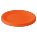 Produktbild: Engelland - 6er Set Kunststoff-Teller, Orange, Ø 23,5 cm, flach, bruchfest, wiederverwendbar, Mehrweg, Plastikteller, mikrowellen- & spülmaschinenfest, BPA-frei, Camping, Picknick, Party