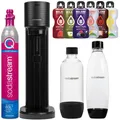 Produktbild: NEU Sodastream Wassersprudler GAIA Schwarz Set mit 2 Flaschen Kartusche Bolero