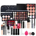 Produktbild: Professionelles Make-up Sets, MKNZOME 24 Stück Schminkkoffer Schminkset Frauen Schminke Set Damen Makeup Paletten Kosmetik Lidschatten Lipgloss Geburtstags Weihnachten Geschenkset