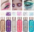 Produktbild: 6 Stück Body Glitter Gel Mermaid Sequins Chunky Glitter Liquid Gel Glitzer Ge...