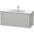 Produktbild: Duravit XSquare Waschtischunterbau wandhängend, 2 Schubkästen, 1210x560x478mm, XS417400707, Farbe: Betongrau Matt
