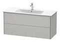 Produktbild: Duravit Xsquare Waschtischunterbau wandhängend für 233612, 236112 2 Schubkästen 1210 x 478 x 560 mm Betongrau Matt - XS417400707