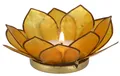 Produktbild: Lotus Teelicht / Windlicht Muschel 11*4 cm - goldgelb - 4*11*11*11 cm
