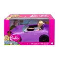 Produktbild: Barbie Cabrio Auto Lila Spielzeugauto für Puppen Set mit Barbie Puppe