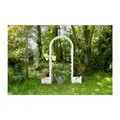 Produktbild: KHW Rosenbogen mit Pflanzkasten, weiß